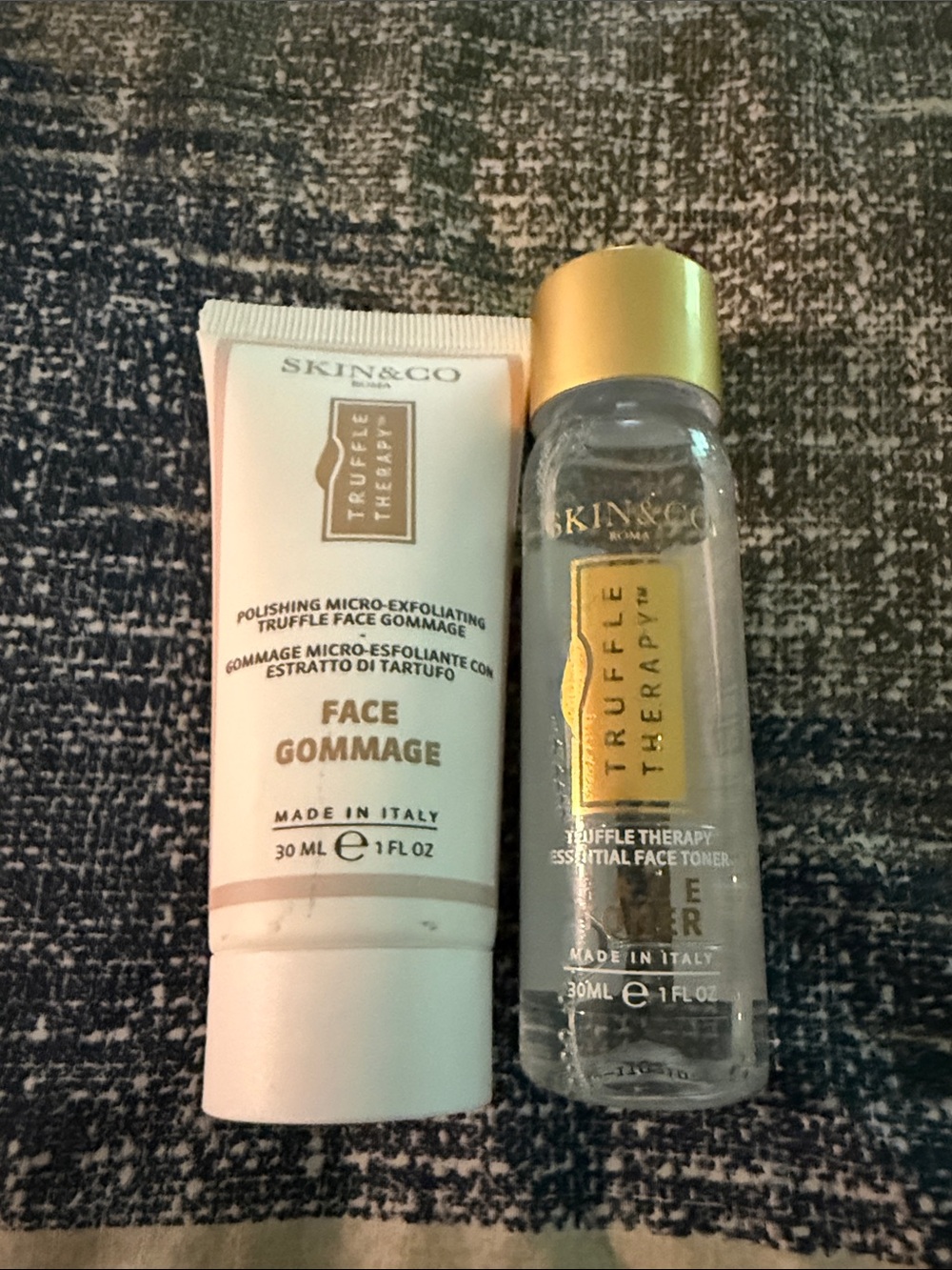 SKIN&CO Truffle Therapy Essential Face Toner - Gold Cap (30ml) made in Italy
